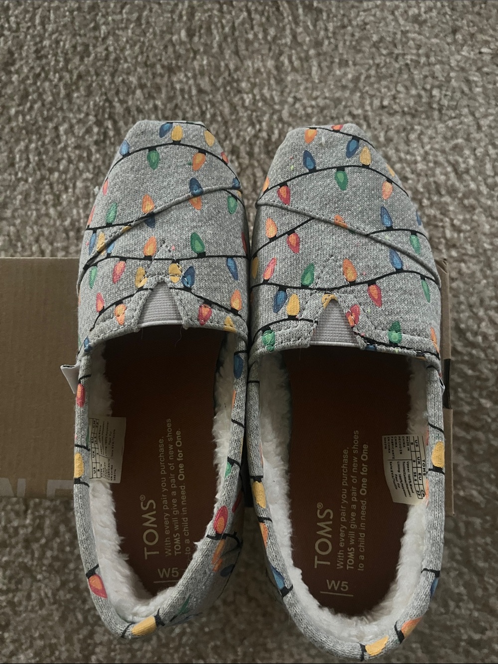 TOMS slip-on shoes